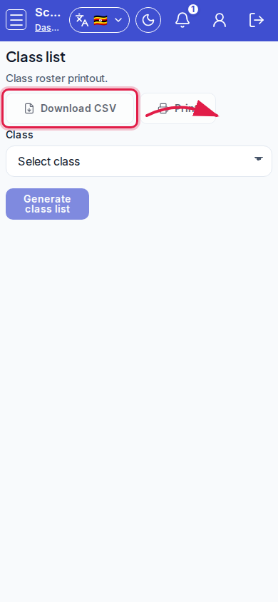 Class Lists step 4 mobile