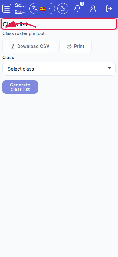 Class Lists step 5 mobile