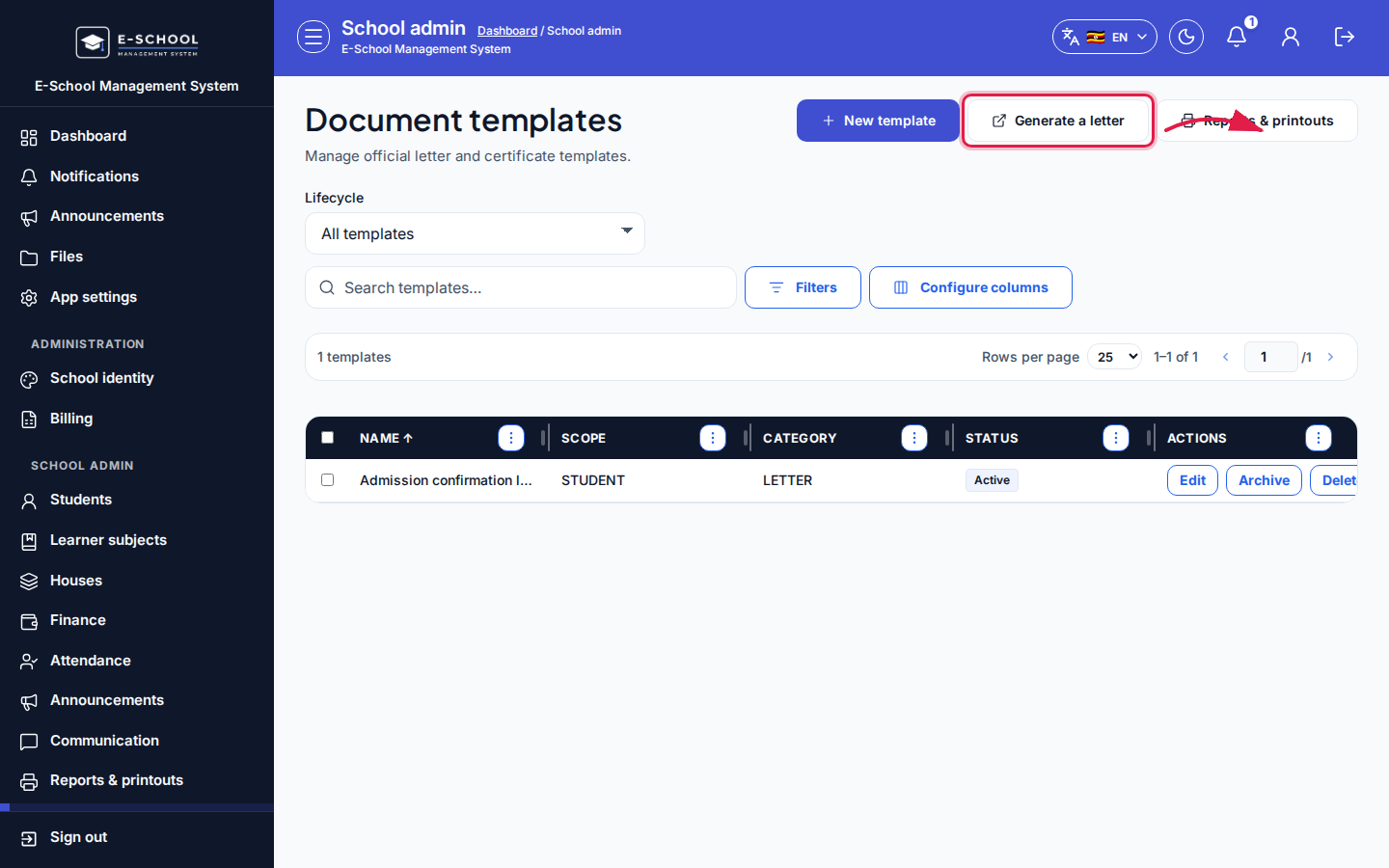 Document templates step 4 desktop