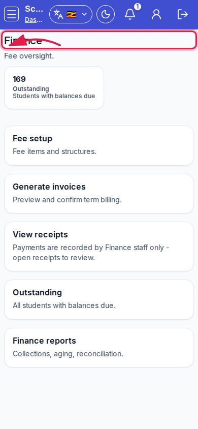 Finance step 3 mobile