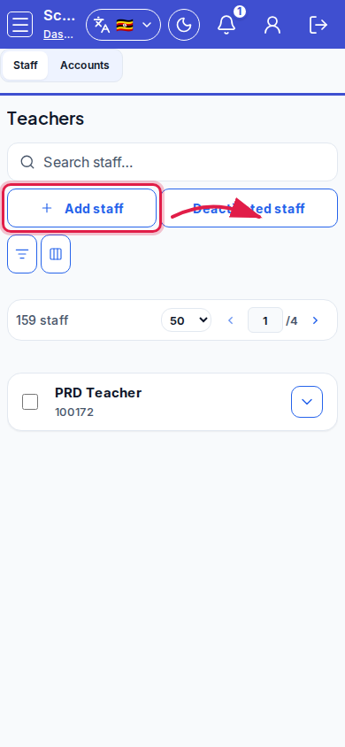 Teachers step 2 mobile