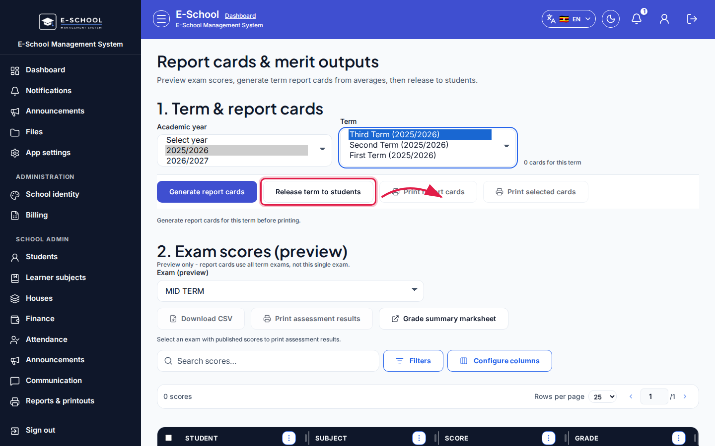 Report cards IF 4 desktop